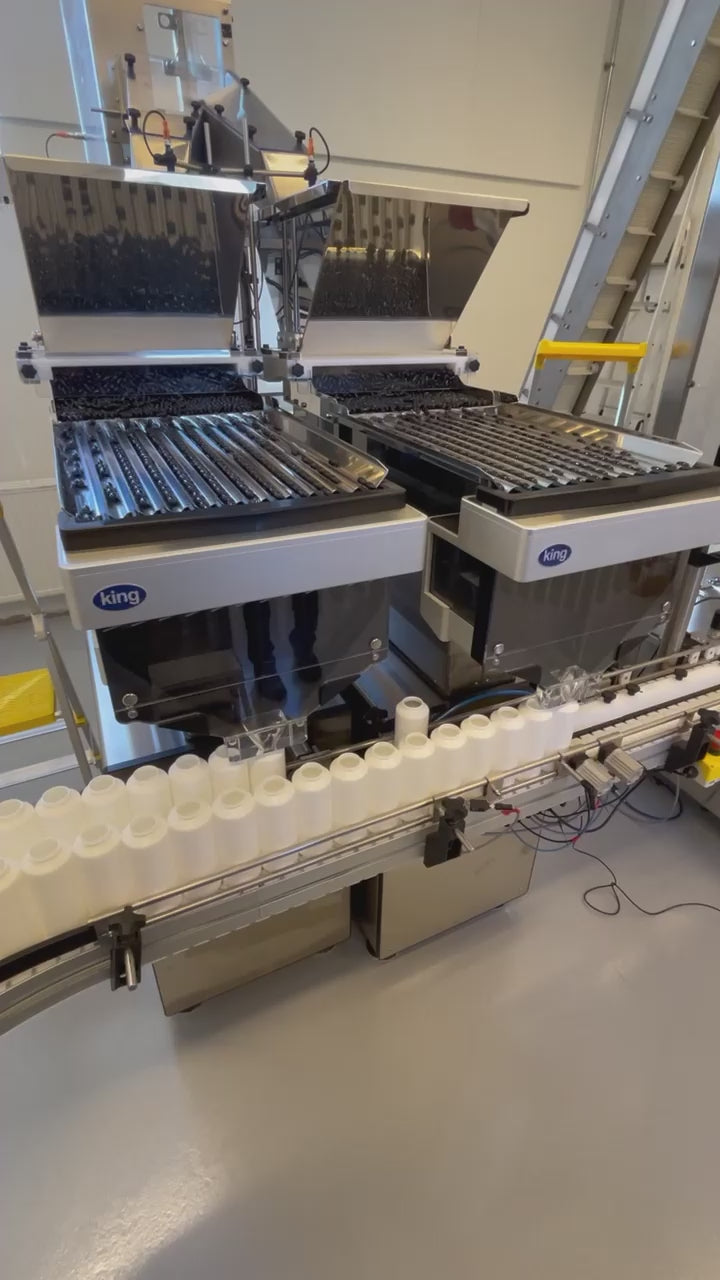 Double Lane Tablet Counting Machine King Technocount T12T