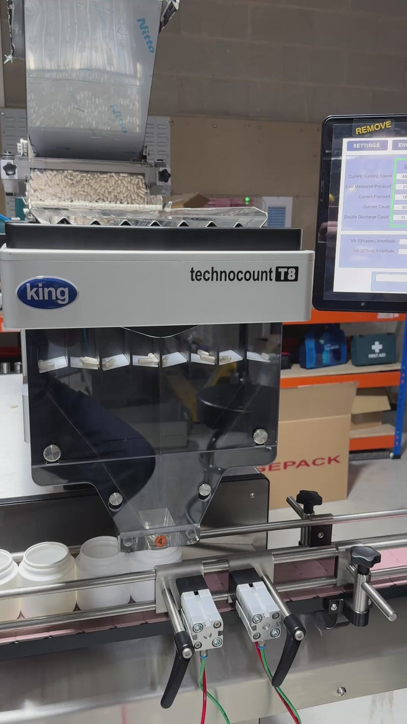 Automatic Multi-Channel Tablet Counting Machine King Technocount T8