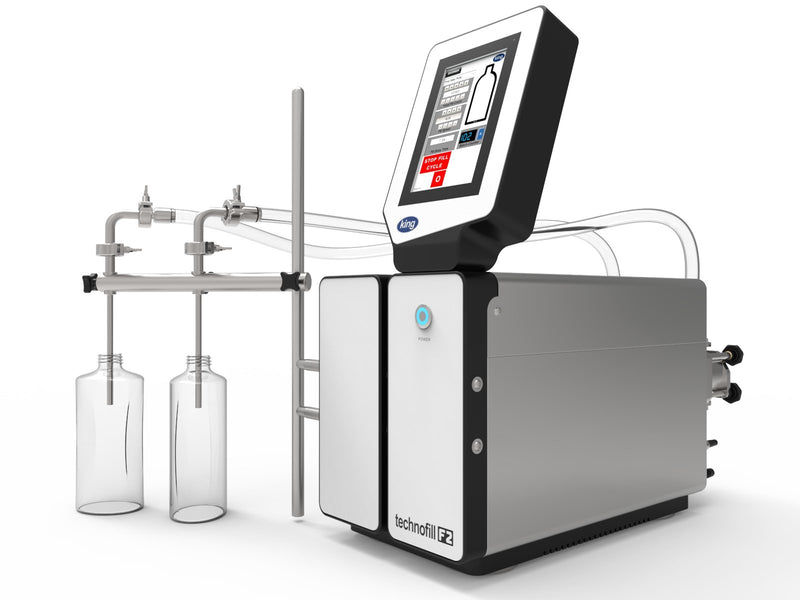 Twin Head Gear Pump Bottle Filling Machine