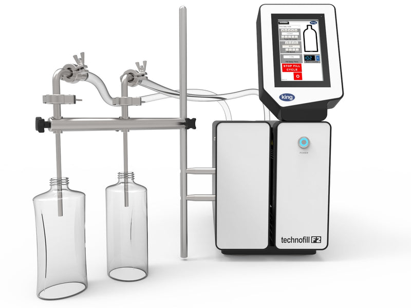 Twin Head Gear Pump Bottle Filling Machine